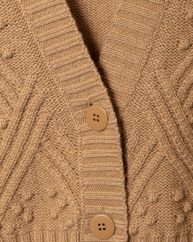 LELLA CARDIGAN - CAMEL 2426346032600 -6 MAX MARA 