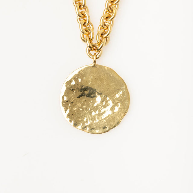 ANTIQUE COIN CHARM NECKLACE - GOLD JW0971002 -299G GOLD PATOU 