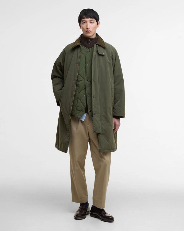 PADDED EXMOOR COAT - OLIVE MCA1066OL51 -OLIVE BARBOUR 