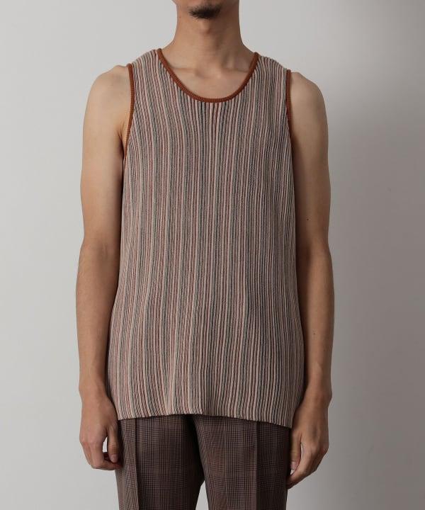 IG KNIT TANK TOP - MULTI STRIPE 2306-0054-262 90 BEAMS 