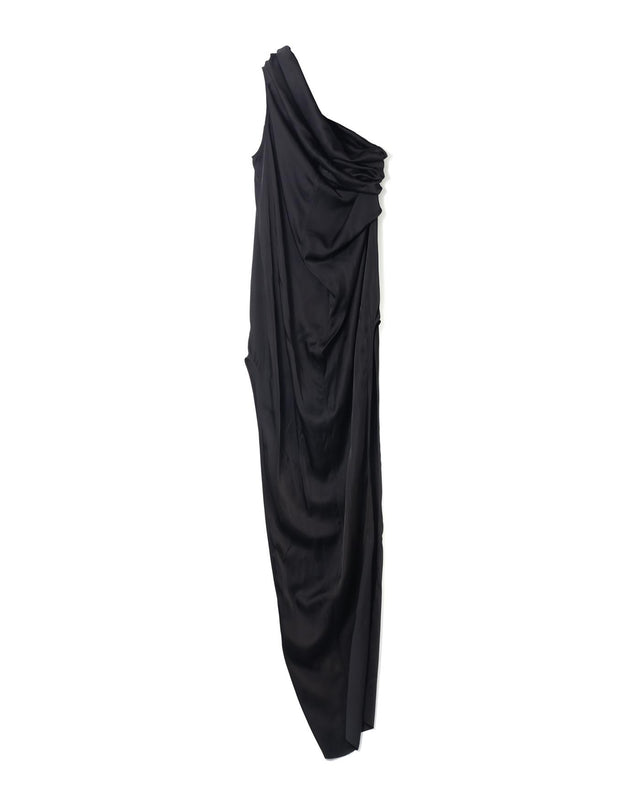 ATHENA ARROWHEAD DRESS - BLACK RP01E7509 SCH -09 BLACK RICK OWENS 
