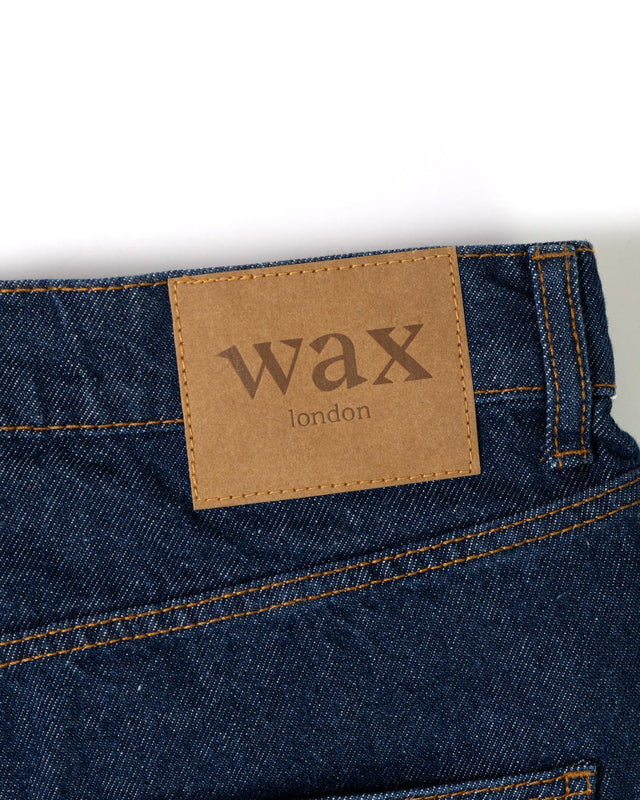 LOOSE FIT JEAN DENIM - DARK WASH AW24-DEN-LOO-BLV-BKW -DARK WASH WAX LONDON 