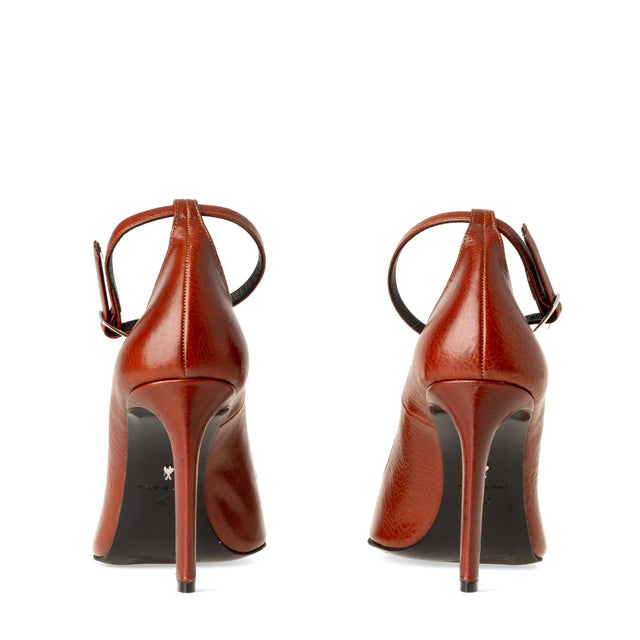 STILLETOES 9 CM HEEL - BROWN FSV604.882 -BROWN AMI PARIS 