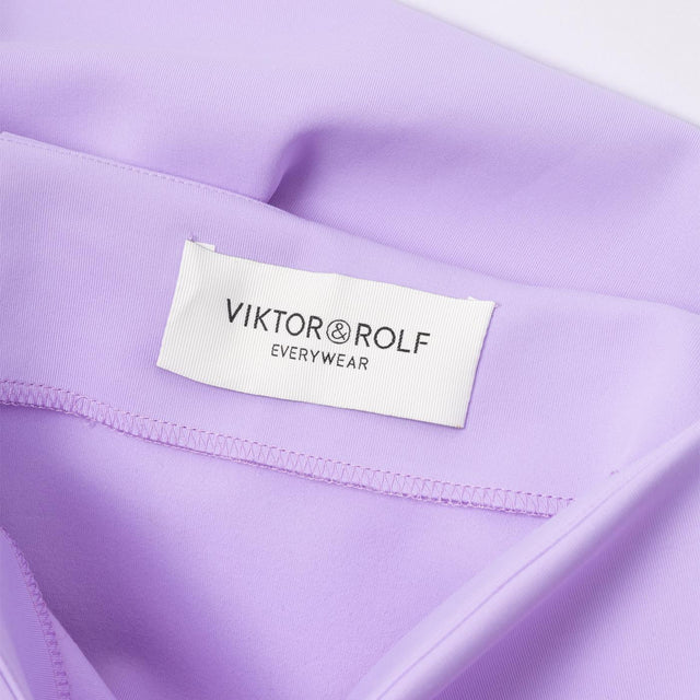 STRAIGHT MIDI SKIRT WITH SLIT - LAVENDER EB026 -LAVENDER VIKTOR & ROLF 