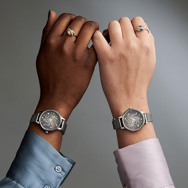 CELESTIAL STARBUST WATCH - SILVER OB16GD85 -STARBUST/SILVER OLIVIA BURTON 