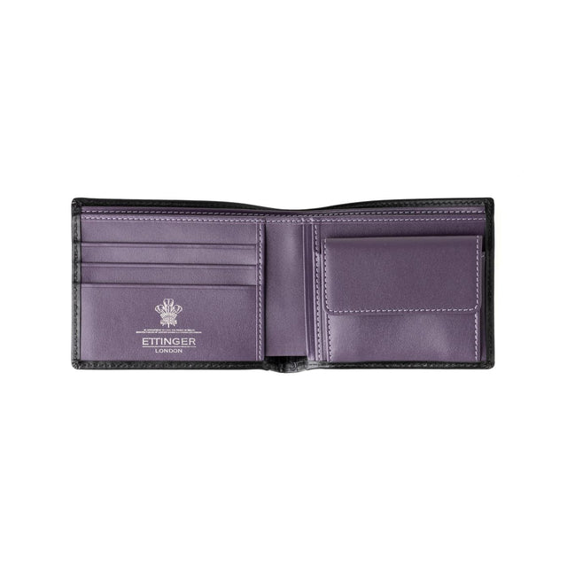 BILLFOLD 3 C/C & COIN PURSE - STERLING PURPLE ST141JR -STERLING PURPLE ETTINGER 