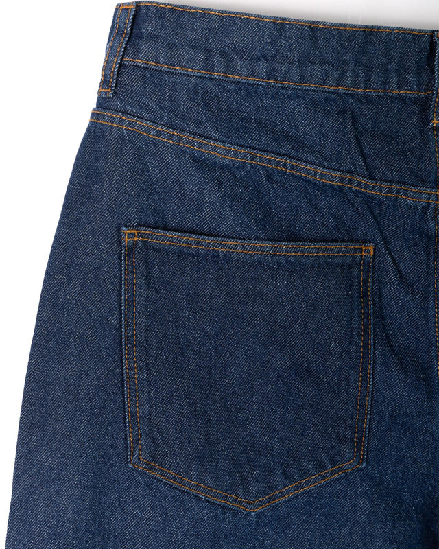 LOOSE FIT JEAN DENIM - DARK WASH AW24-DEN-LOO-BLV-BKW -DARK WASH WAX LONDON 