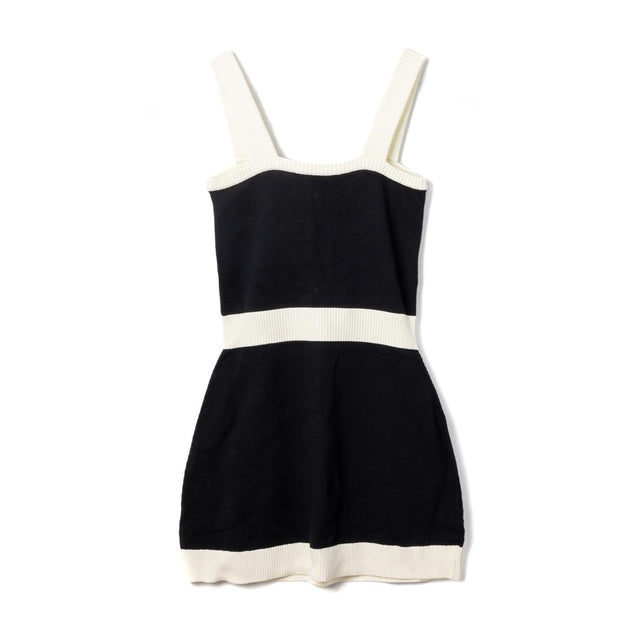 KNIT TANK DRESS - BLACK EK001 -BLACK VIKTOR & ROLF 