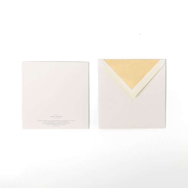 BIRTH GREET NOAH ARKS 1CE - WHITE WOVE 1031125 -WHITE WOVE SMYTHSON 