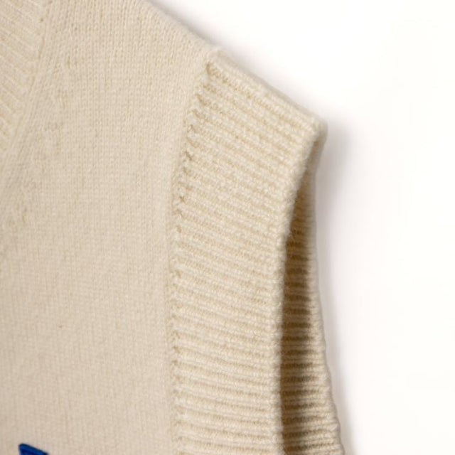 SIG BL TAG KNIT VEST 01 - OATMEAL BO42FYKT0201OT -OATMEAL ADERERROR 