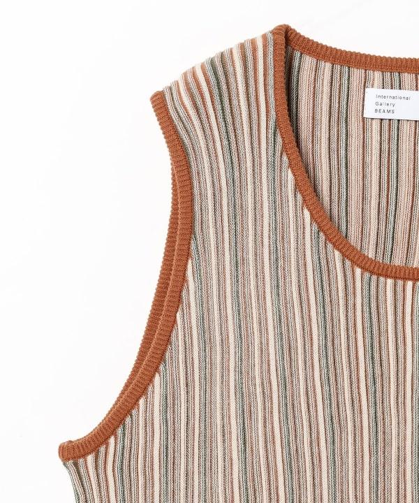 IG KNIT TANK TOP - MULTI STRIPE 2306-0054-262 90 BEAMS 