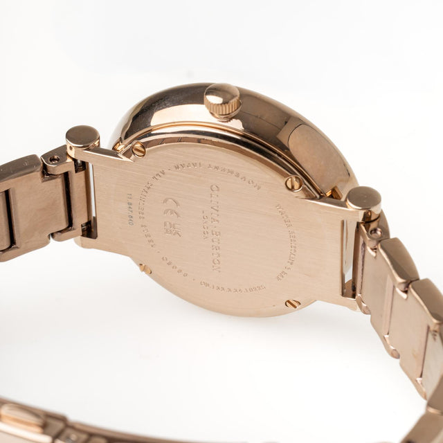 BELGRAVE T BAR WATCH - SILVER/ ROSE GOLD 24000003 -SILVER/ ROSE GOLD OLIVIA BURTON 