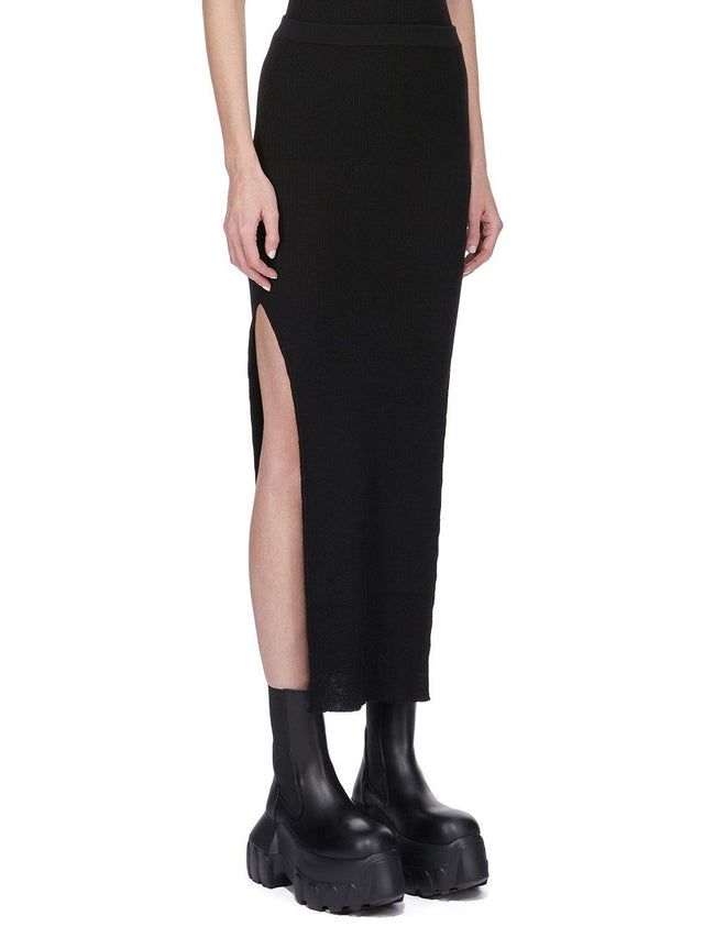 SACRISKIRT - BLACK RP01E7619 RIBM -09 BLACK RICK OWENS 