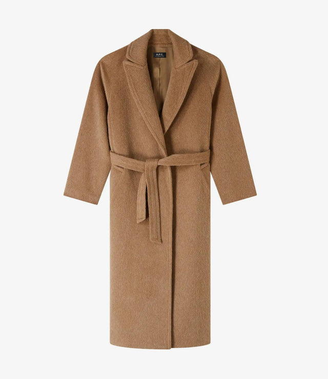 FLORIANE COAT - CAMEL WOAQZ-F01544 1CAMEL A.P.C. 
