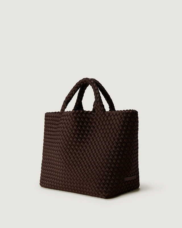 ST. BARTHS MEDIUM TOTE BAG - CHOCOLATE SN03013LD -CHOCOLATE NAGHEDI 