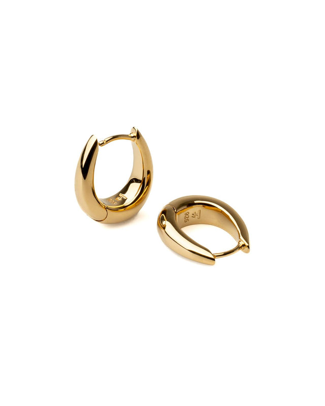LIZ HOOPS - GOLD 100606 -GOLD TOM WOOD 