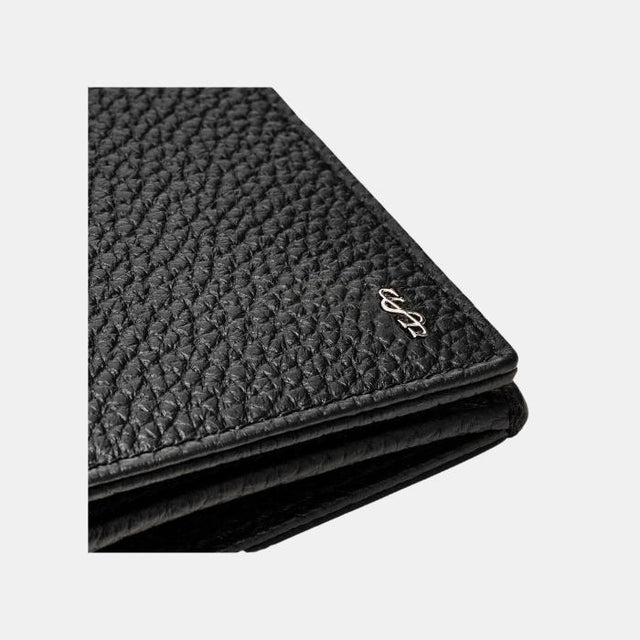 COAT WALLET IN CACHEMIRE LEATHER - BLACK SRCACMSL701609K001 BLACK SERAPIAN 