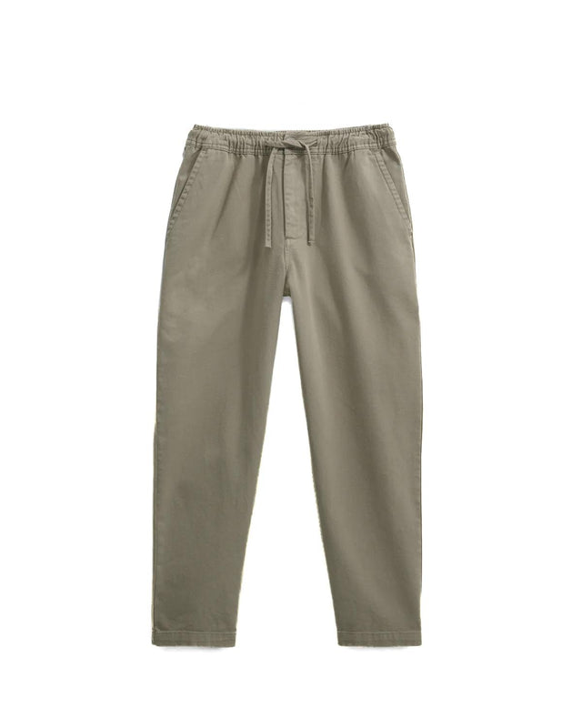 KURT TROUSERS - LIGHT KHAKI TWILL WI00-TRO-KUR-BFK-LKA KHAKI WAX LONDON 