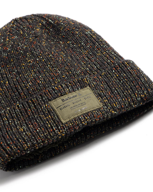 ESTON BEANIE HAT - FOREST GREEN MHA0863GN89 -FOREST GREEN BARBOUR 