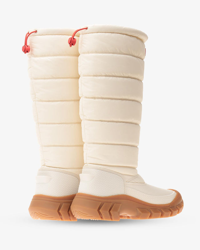 WOMENS INTREPID SHORT SNOW BOOT - WHITE WILLOW/GUM