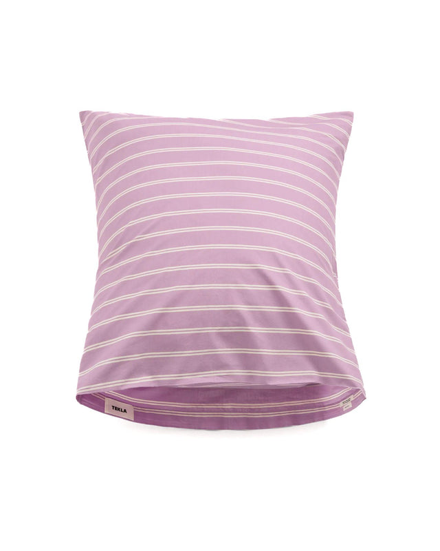 PERCALE PILLOW SHAM - MALLOW PINK STRIPES PPP-MPS50X75 -Mallow Pink Stripes TEKLA 