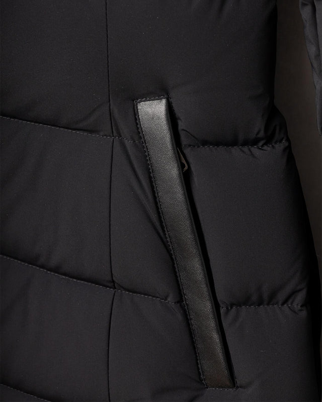 CALLA AGILE-360 STRETCH LIGHT DOWN COAT - BLACK CALLA-BX -BLACK MACKAGE 