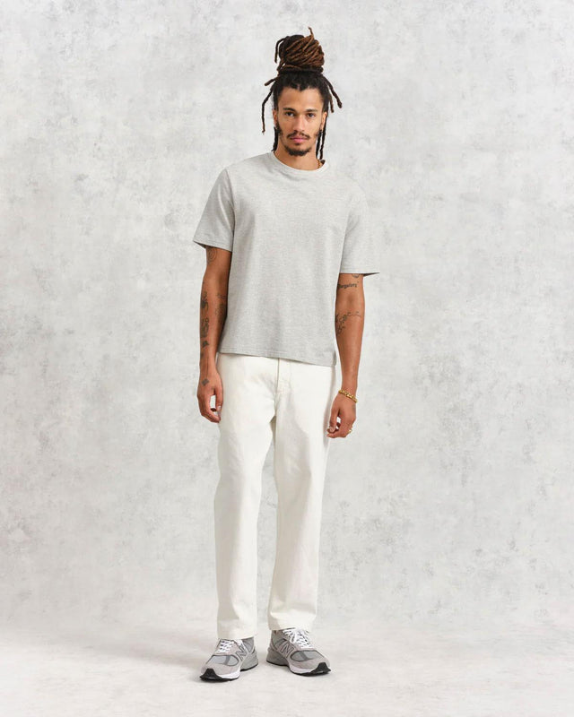 KURT ORGANIC COTTON TROUSER - OFF WHITE WI00-TRO-KUR-ALA-OFW -OFF-WHITE WAX LONDON 
