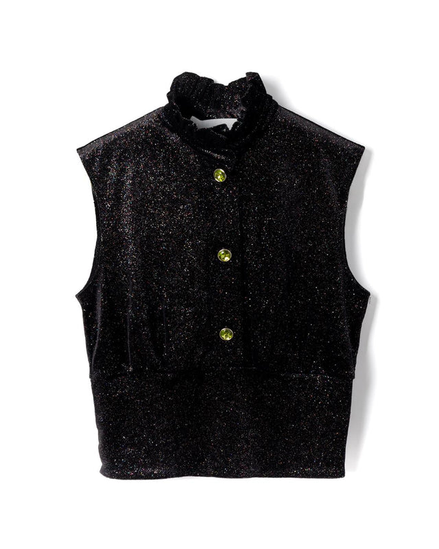 VELVET BUSTIER - BLACK ET044 -BLACK VIKTOR & ROLF 