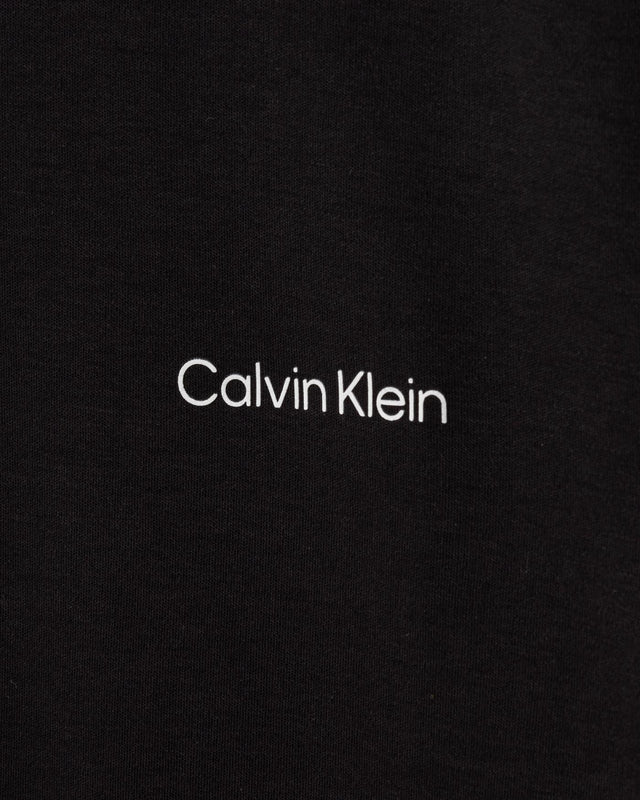COTTON INTERLOCK T-SHIRT - BLACK