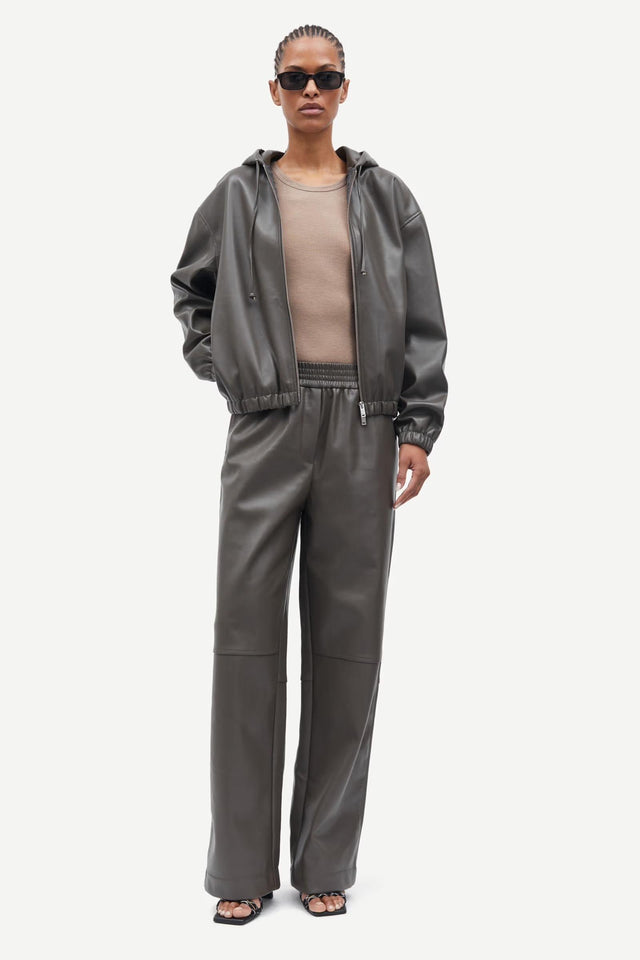 SAVANA ZIP HOODIE - BELUGA F25100151 -BELUGA SAMSOE SAMSOE 