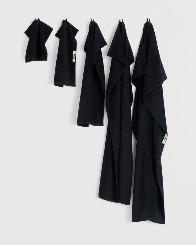 HAND TOWEL - BLACK TT-BL50X90 -Black TEKLA 