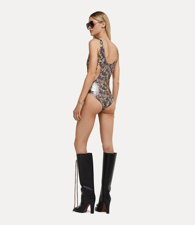 CRAZY ORB ONE PIECE SWIMSUIT - BLACK 8101000N-J0070 N401 Vivienne Westwood 