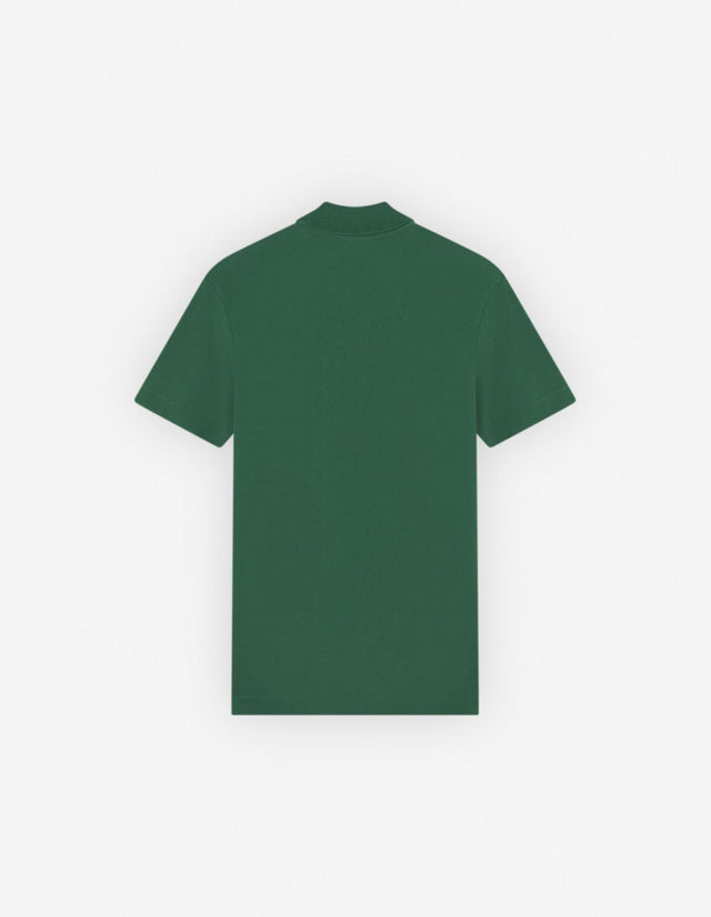 BOLD FOX HEAD PATCH COMFORT POLO - BOTTLE GREEN