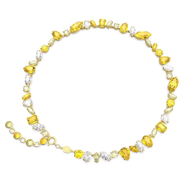 GEMA NECKLACE - YELLOW/GOLD-TONE PLATED 5652800 YEL/GOS SWAROVSKI 