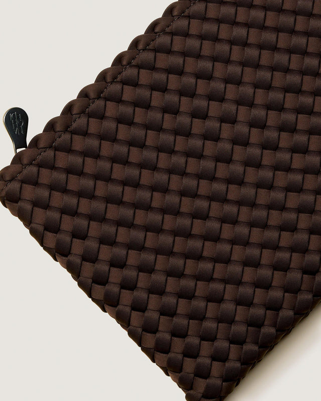 ST. BARTHS SMALL TOTE BAG - CHOCOLATE SN03012LD -CHOCOLATE NAGHEDI 