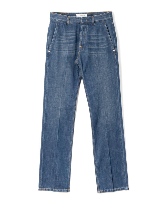 STRAIGHT FIT DENIM PANTS - LIGHT BLUE RM-TR0131-D091-E25 -22 LIGHT BLUE LANVIN 