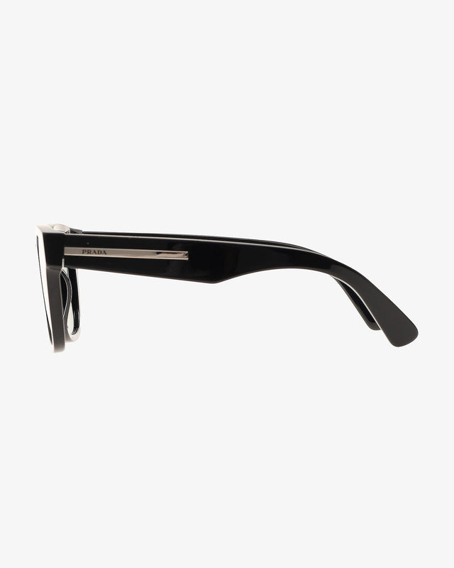 SUNGLASSES 0PR A04S - BLACK 0PR A04S 16K07T PRADA 