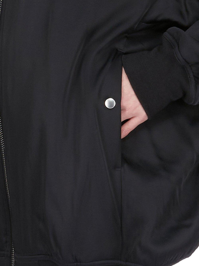 PETER FLIGHT BOMBER JACKET - BLACK
