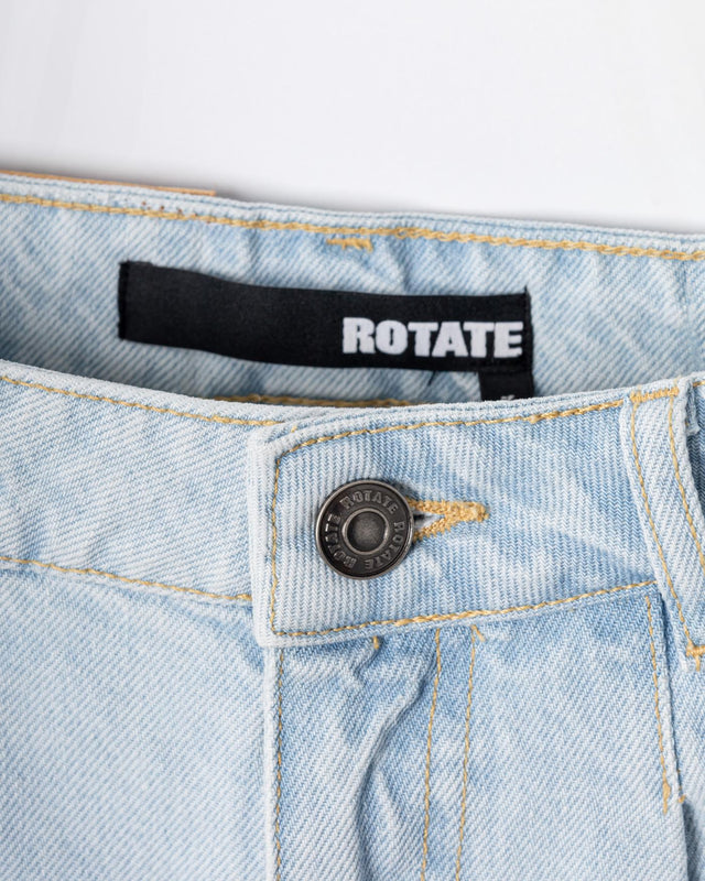 DENIM STUDS SHORTS - LIGHT BLUE DENIM 1138241468 -1468 LIGHT BLUE DENIM ROTATE 