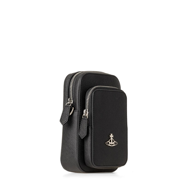 PHONE CROSSBODY BAG - BLACK 58030002U-S000B -N401 BLACK Vivienne Westwood 