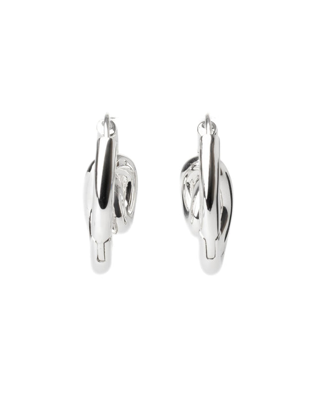 UNRAVEL EARRINGS - SILVER UNRAV-EA-123 -SILVER BAR JEWELLERY 