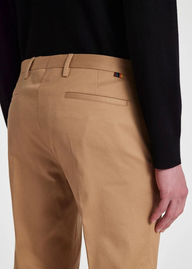 SLIM-FIT COTTON-STRETCH CHINOS - TAN M1R-255U-M02138 -60 Tan PAUL SMITH 