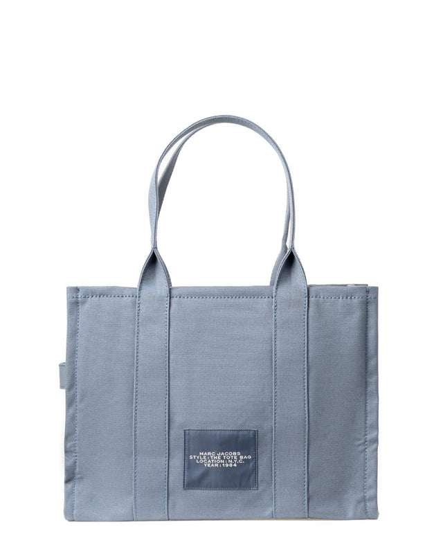 THE CANVAS LARGE TOTE BAG - BLUE SHADOW