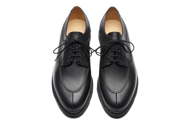 AVIGNON LEATHER SHOES - GRIFF II NOIRE 705109 -LIS NOIR PARABOOT 
