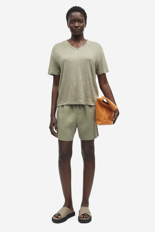MAREN STRING SHORTS - VETIVER F23900001 -VETIVER SAMSOE SAMSOE 