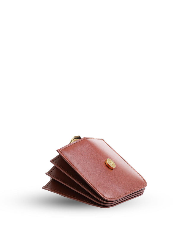 GRACE ACCORDÉON CARDHOLDER - NUT BROWN PXBMW-F63604 1NUT BROWN A.P.C. 