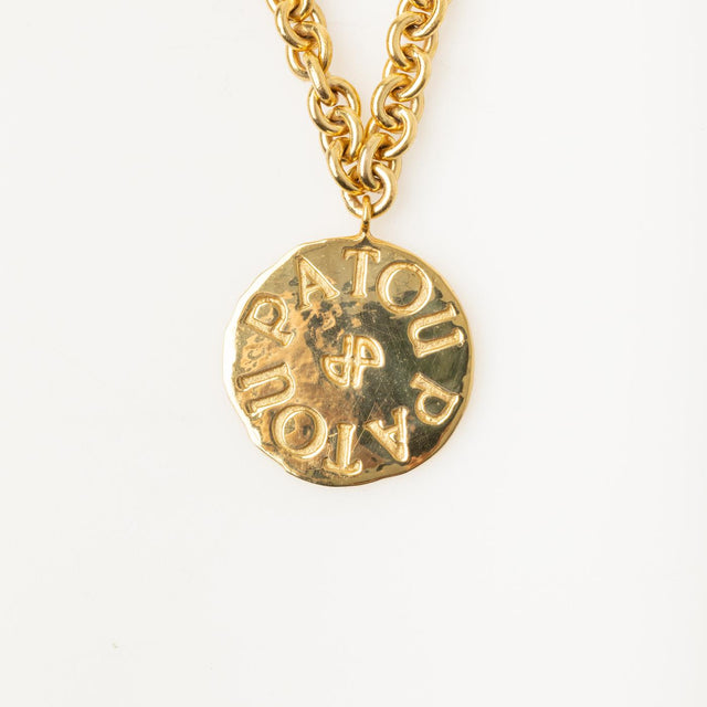 ANTIQUE COIN CHARM NECKLACE - GOLD JW0971002 -299G GOLD PATOU 
