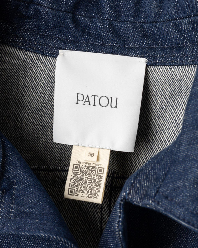 SHORT SLEEVES CROPPED JACKET - RODEO BLUE JA0480008 -602D RODEO BLUE PATOU 