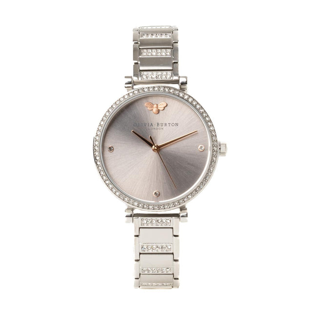BELGRAVE T BAR WATCH - SILVER 24000001 -SILVER OLIVIA BURTON 
