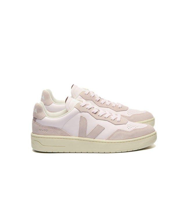 WOMAN V-90 O.T. LEATHER TRAINERS - LASSI/ PETALE
